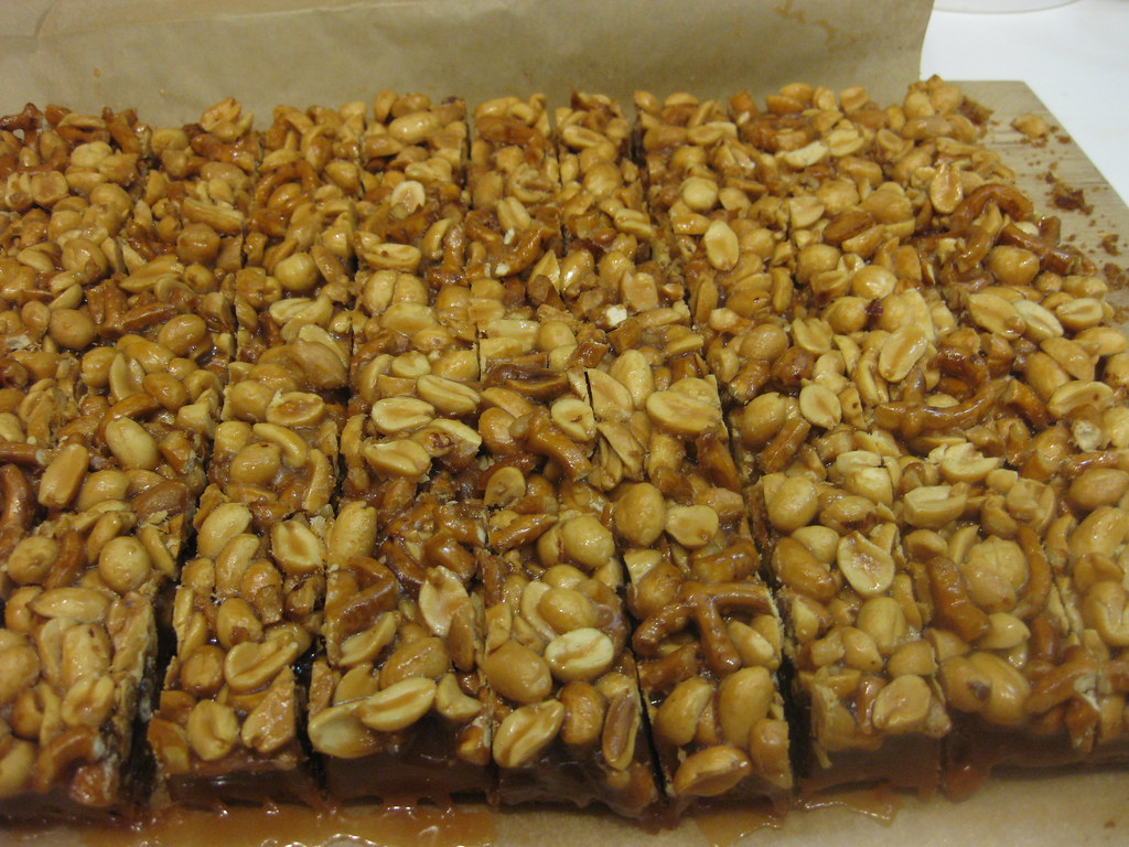 Blondies with peanutpretzelcaramel From www.epicurious.c… Flickr