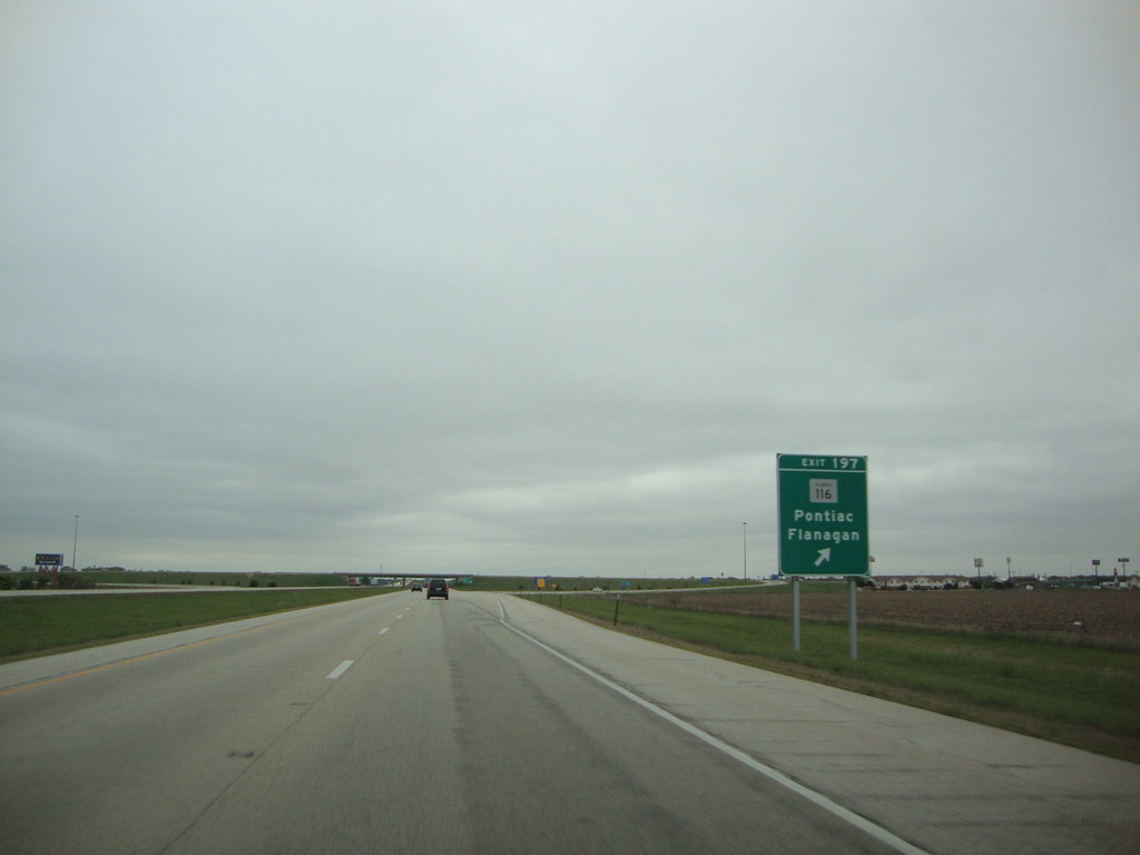 55 North From My Location DSC04583 Interstate 55 North at Exit 197 IL 116 Pontia&hellip; Flickr