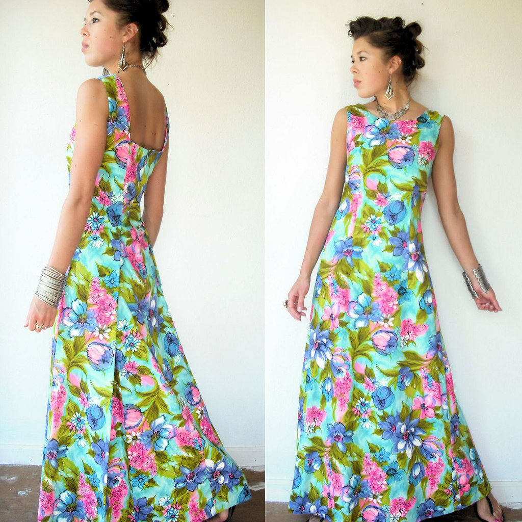 floral hawaiian dress greenspunk23 Flickr