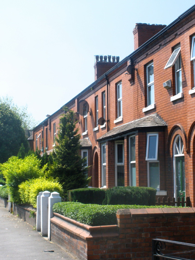 Terrace on Upper Lloyd Street in Moss Side, Manchester Flickr