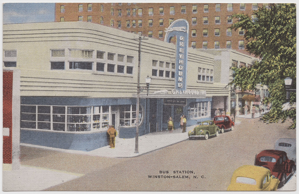 Bus Station, WinstonSalem, N.C. View of a bus station bui… Flickr