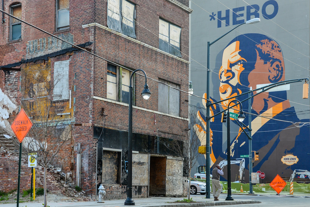 John Lewis Auburn Avenue John Lewis Mural, Atlanta USA Urb… Flickr