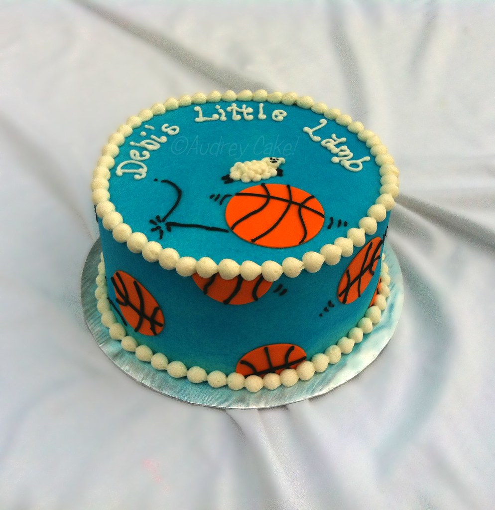 Basketball Baby Shower Cake For a basketball coach with a … Flickr