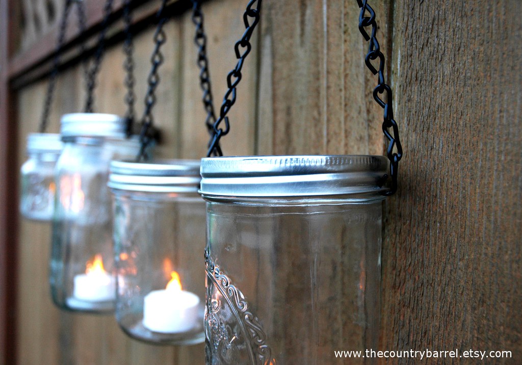 Hanging Mason Jar Lanterns Hanging Mason Jar Lanterns Flickr