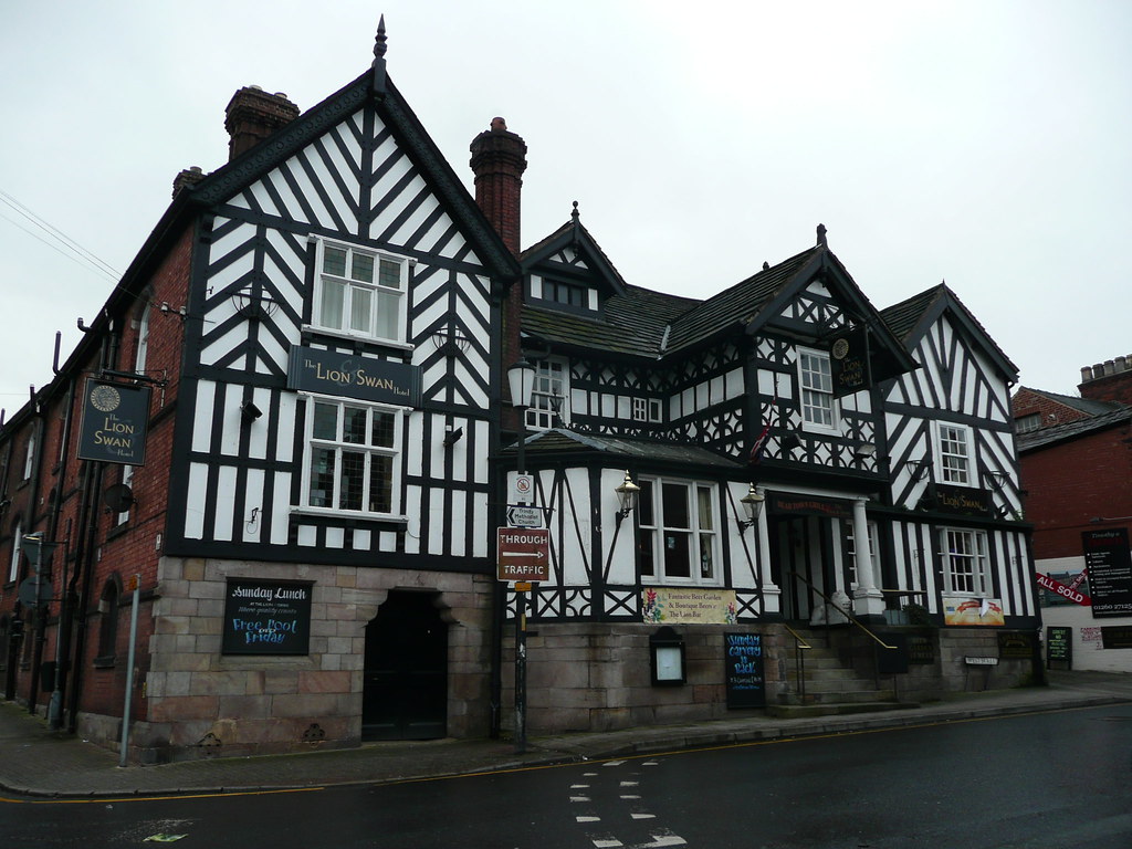 The Lion and Swan Swan Bank, Congleton. 17th Century Inn