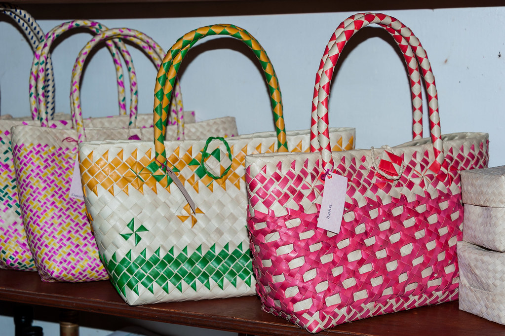 Sampaloc Buri Bags (shelf) A variety of buri products are … Flickr