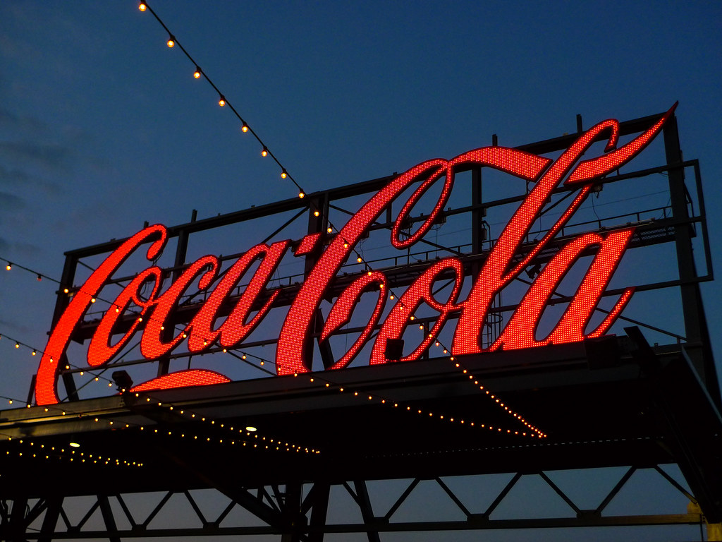 Neon Sign At The Citi Field Coca Cola Corner; Flushing, Ne… Flickr