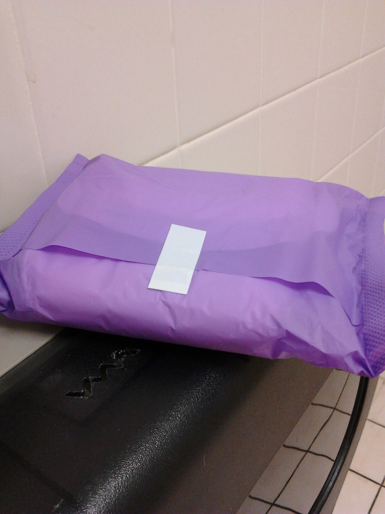 Huge Maxi Pad! Huge Maxi pad sitting in the bathroom. Seri… Flickr