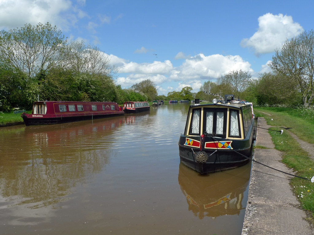 Moorings Shropshire Union Canal northwest of Nantwich, Ch… Flickr