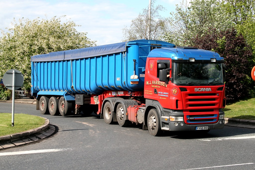 W.J. Harrison, KirtoninLindsey FX58 DHD Scania R420 Flickr