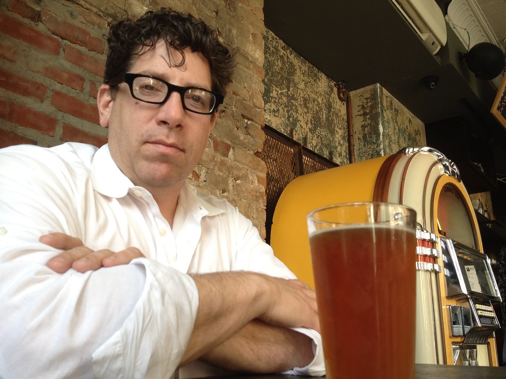 beer with David Klass at Marshall Stack Scott Beale Flickr