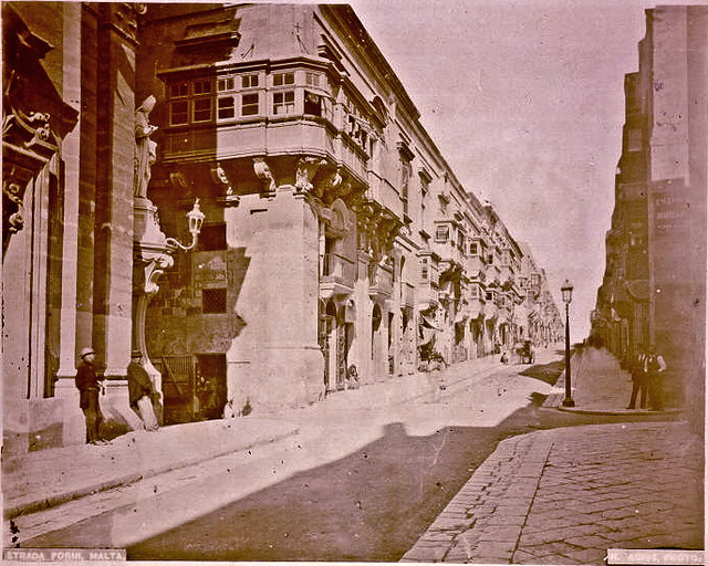 Old Bakery Street Valletta Malta 1879 photo by Horatio Agi… Flickr