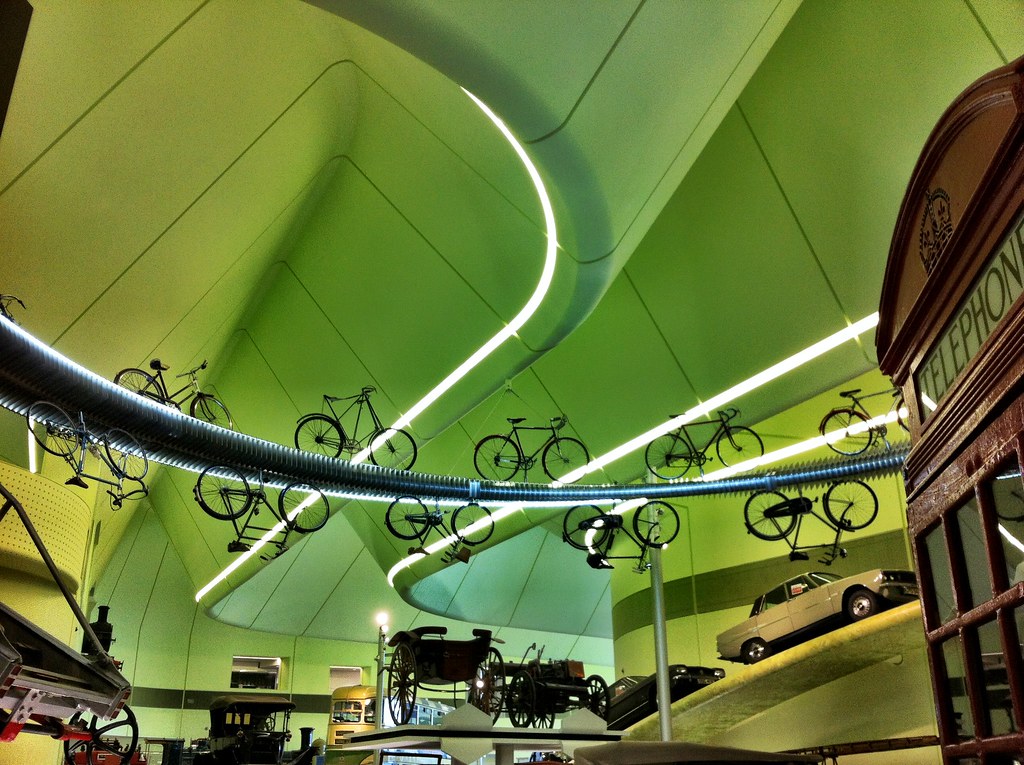 Riverside Museum, Glasgow The interior of the middle