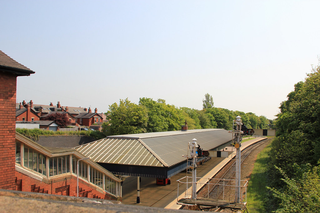 PoultonleFylde railway station, Breck Road. 2012 Flickr