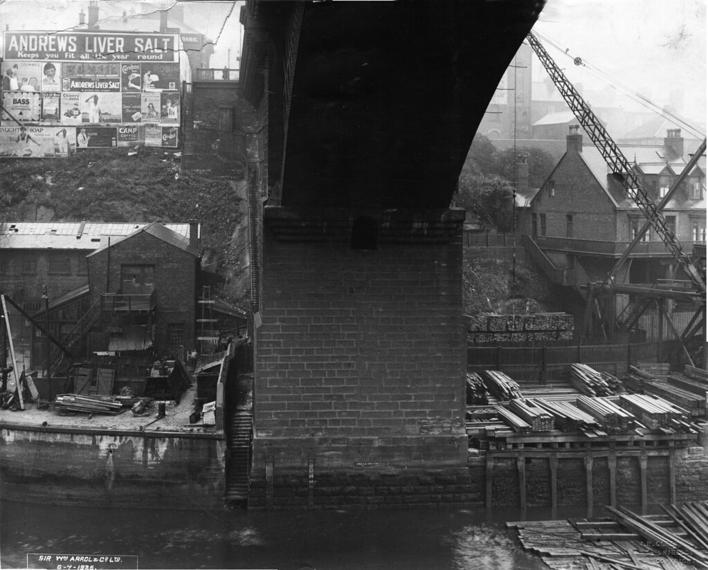 The Construction of Wearmouth Bridge, 6 July 1926 Sunderland Museum
