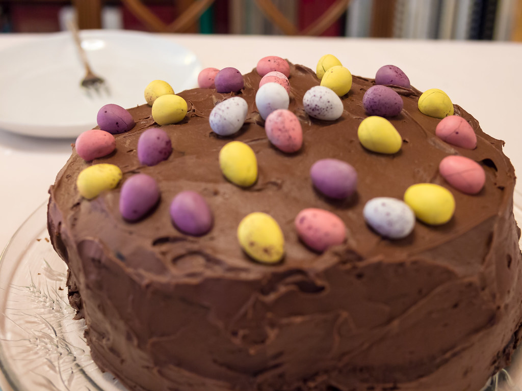 Chocolate fudge cake Easter 2012 James Petts Flickr