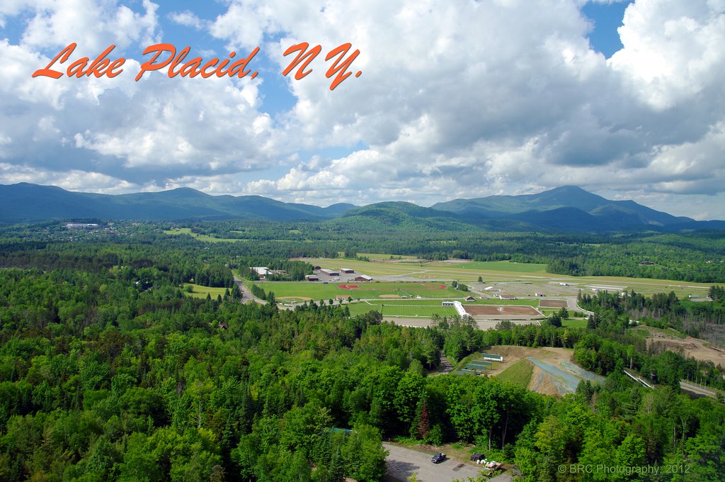 Airport, Lake Placid, NY View of the Adirondack Mountains … Flickr