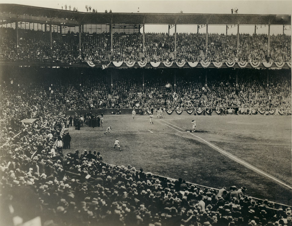 Sportsmans Park during World Series game, ca. 1931 Flickr