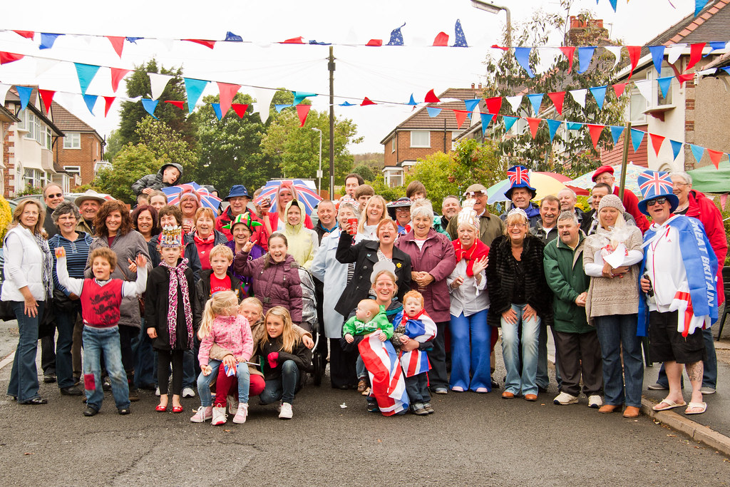 Jubilee Street Party Raeburn Avenue, West kirby, Wirral Matt