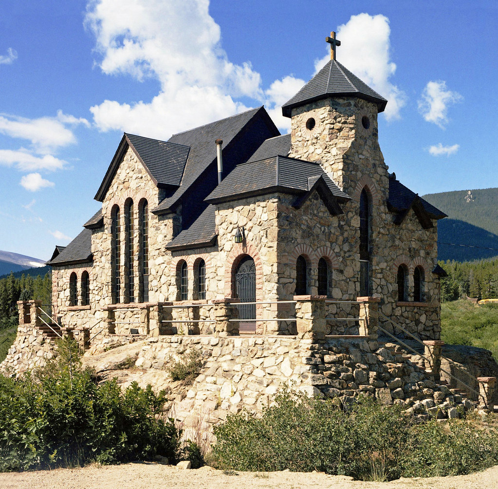 Church in the rocks, that's built of rocks, in the Rocky M… Flickr