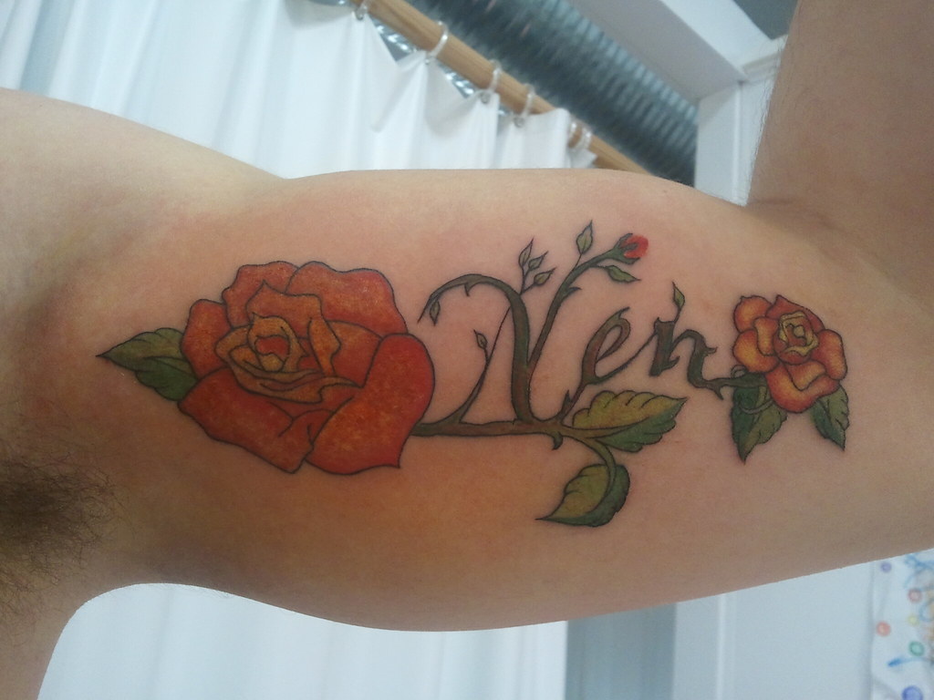 flower name tattoo Alicyn Miller Studio Zee AlicynM Flickr