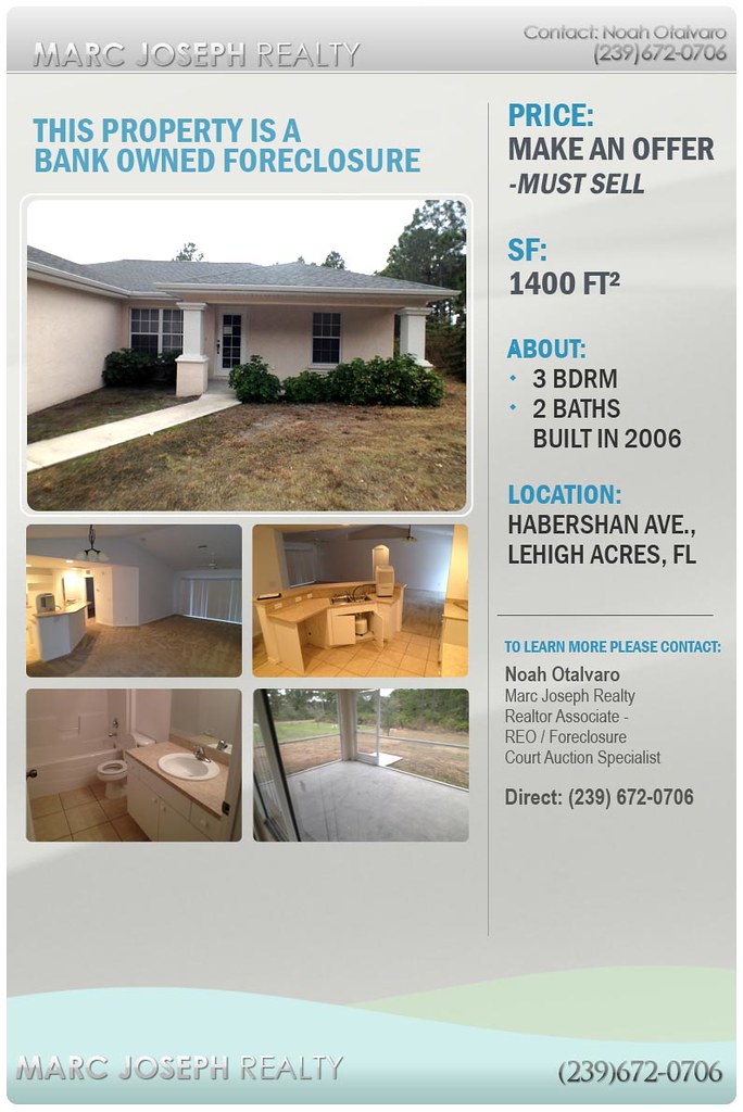 HABERSHAN AVE, Lehigh Acres Florida Foreclosure Bank owned… Flickr