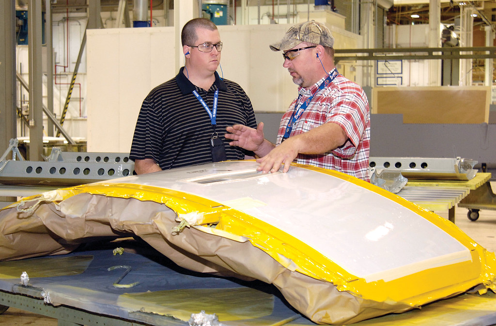 120312FWS541006 Paint shop supervisor Anthony Hunt, lef… Flickr