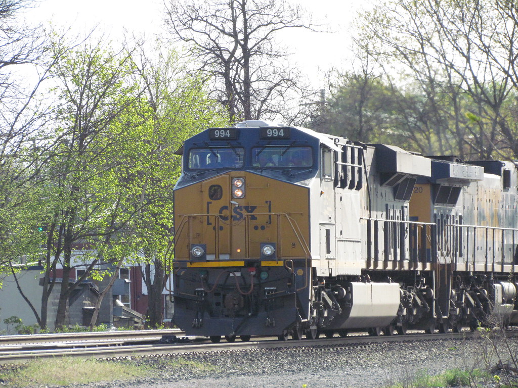 Inbound to the yard CSX 994 enter Framingham yard from the… Alan