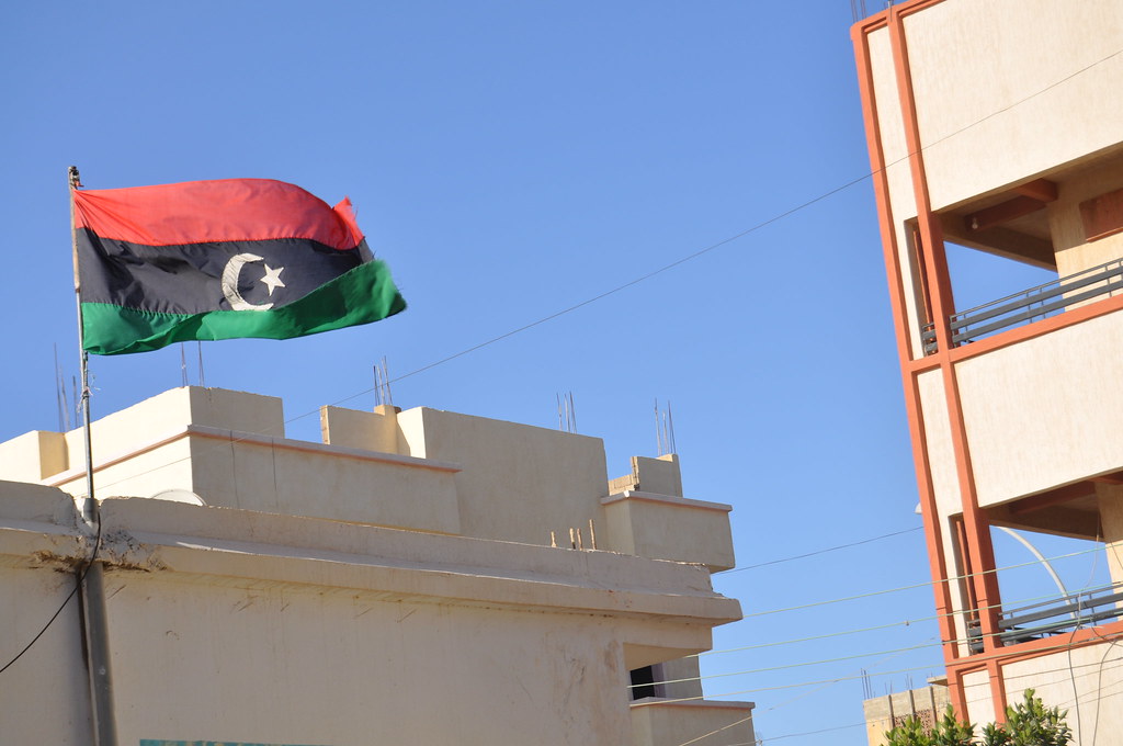 Libya's new freedom flag flies in Benghazi The BBC's NIna … Flickr