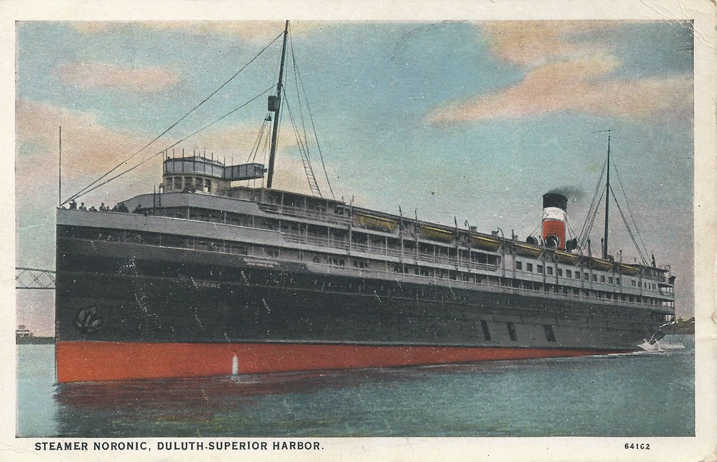 Steamer S.S. Noronic, Duluth, Minnesota, Lake Superior, Canada