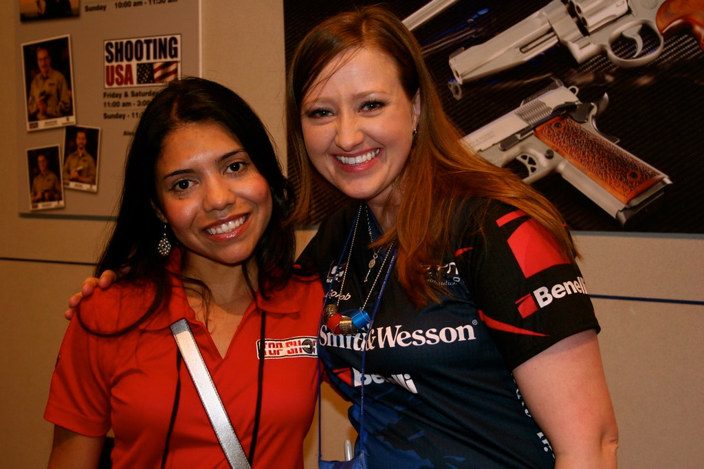 Julie Golob with History Channel Top Shot Season 2's Gabby… Flickr