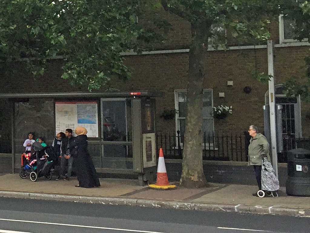 Limehouse station bus stop diamond geezer Flickr