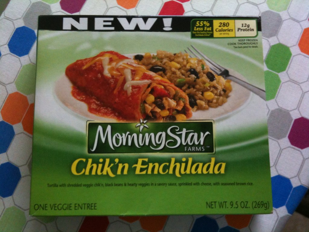 Chik'n Enchilada I usually like the Amy's frozen enchilada… Flickr