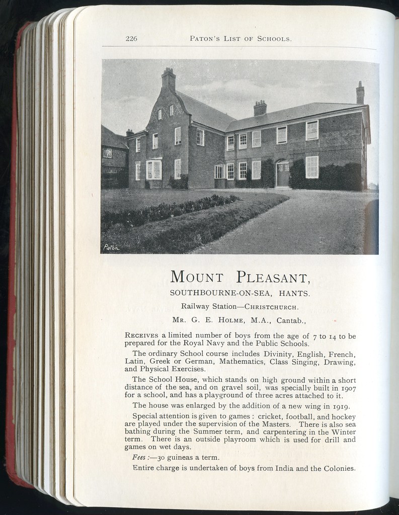 Mount Pleasant School, 12 Dalmeny Road, Southbourne, Bournemouth