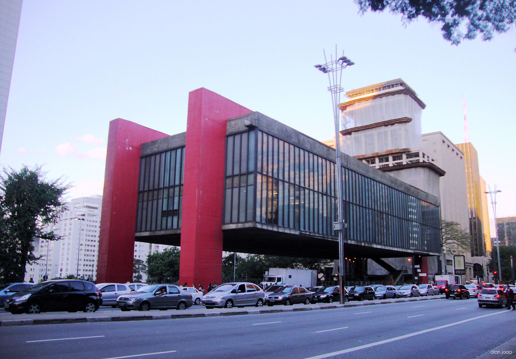 MASP SP MASP Art Museum of Sao Paulo. Museum located