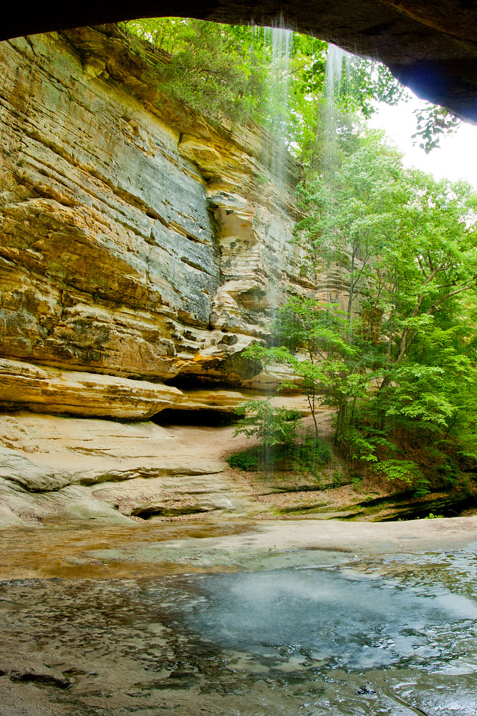 La Salle Canyon Falls. Starved Rock State Park. Take 9. Flickr