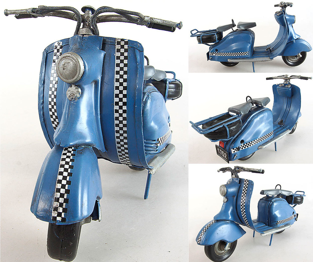 Vintage Handmade Metal Art Vespa Scooter Metal Art Sculptu… Flickr