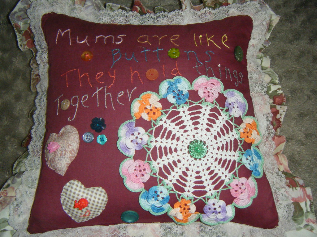 Mums cushion I made this for Mum for Mothers Day 2012, we … Flickr