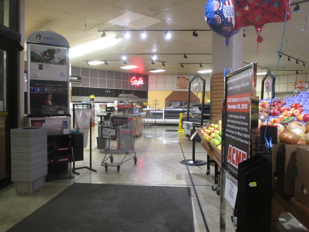A&P/SuperFresh/ACME, Gladwyne, PA Despite having nothing l… Flickr