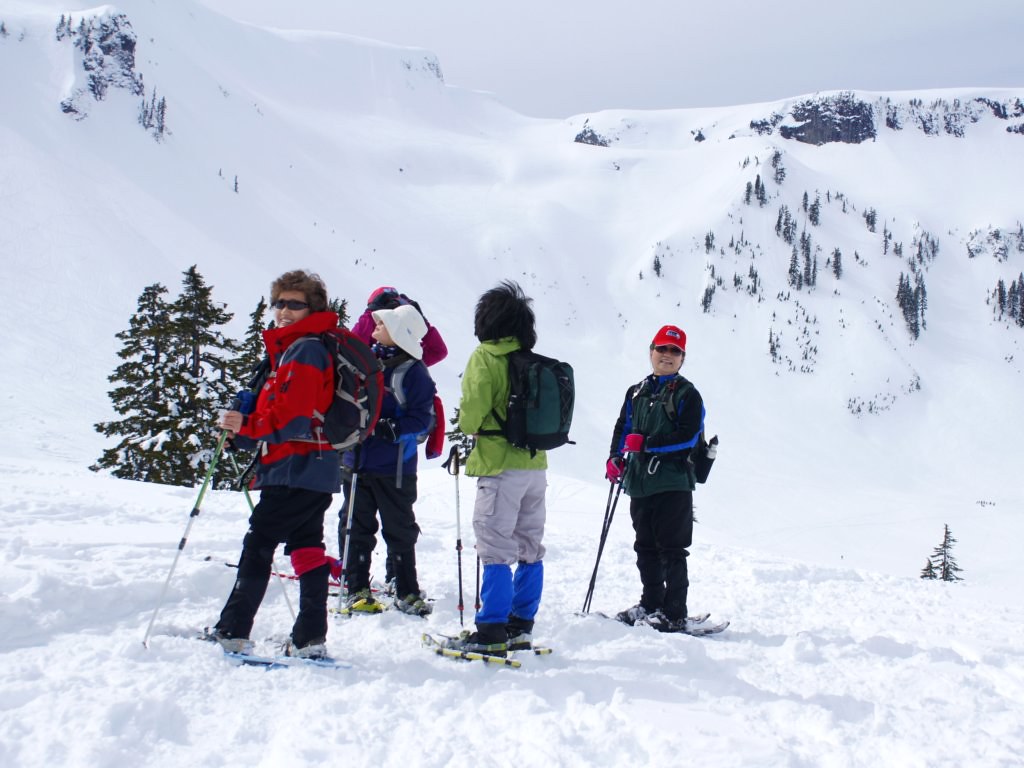 Austin Pass Artist Point Snowshoe, Mt Baker Ski Area, WA Pacific