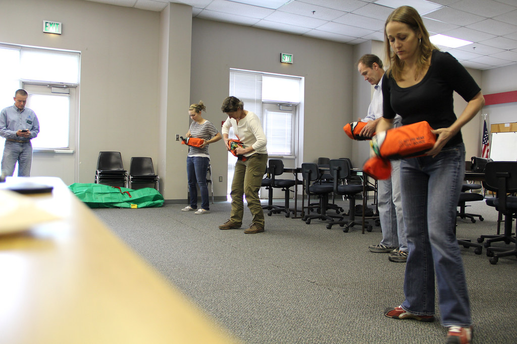 Practicing Fire Shelter Deployment From left to right DNR… Flickr