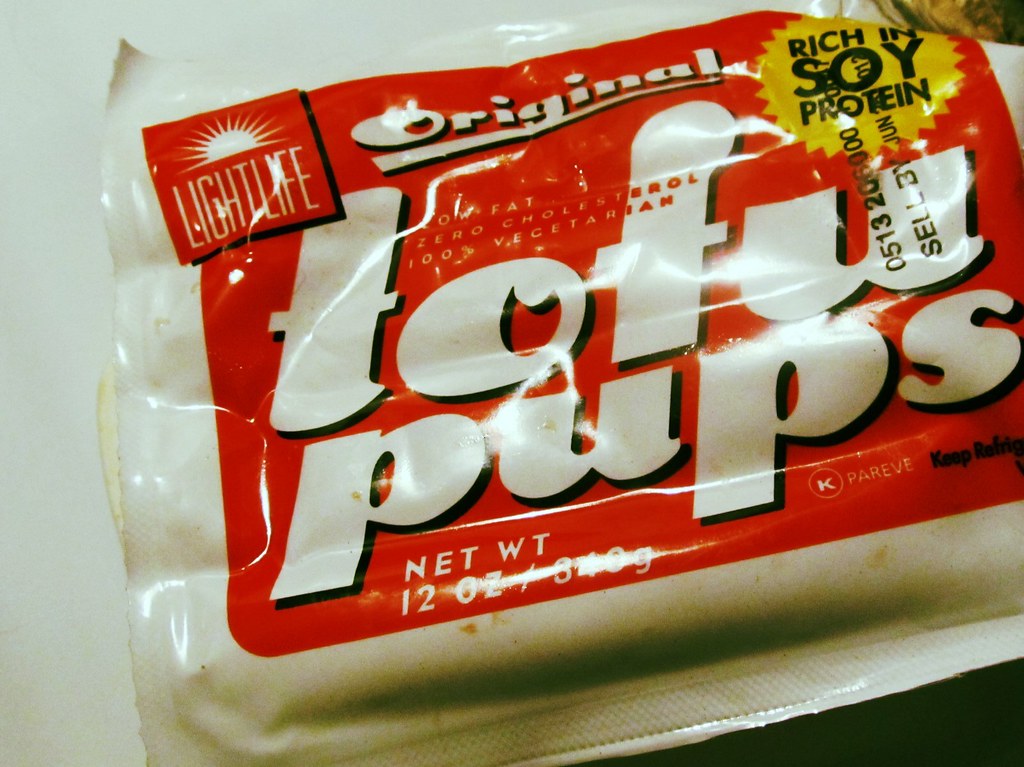 Tofu Pups Soybased 'hot dogs.' Made from water, soy prote… Flickr