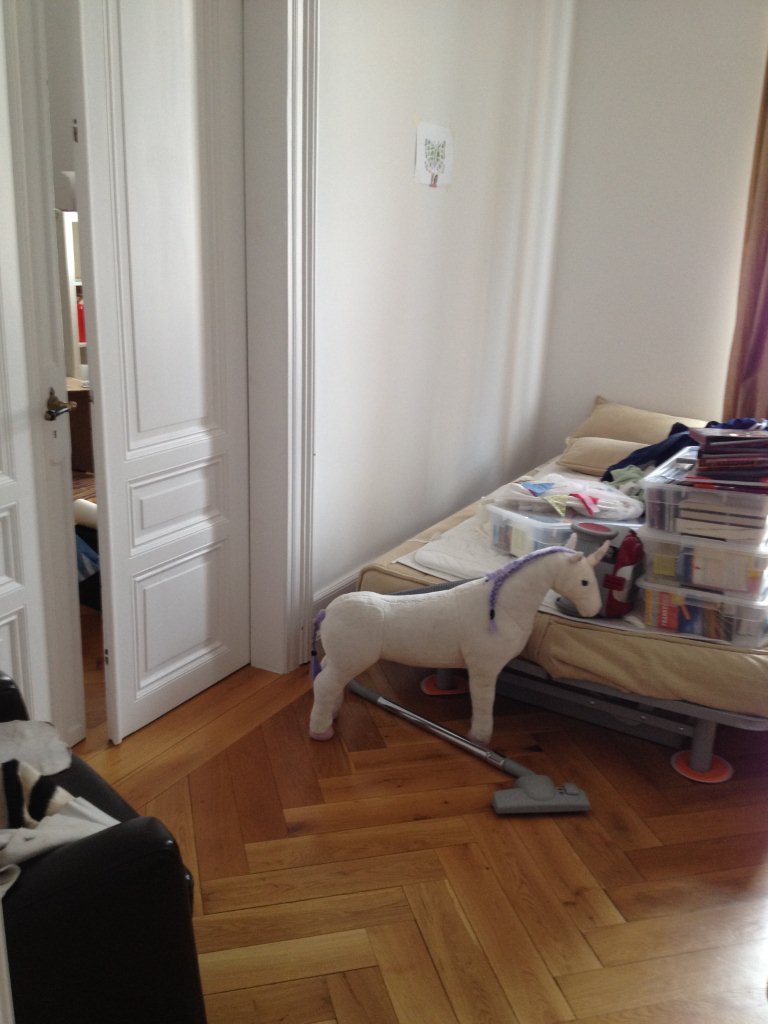 Spare Bedroom Futon plus packed books and things Kathy.Otterson