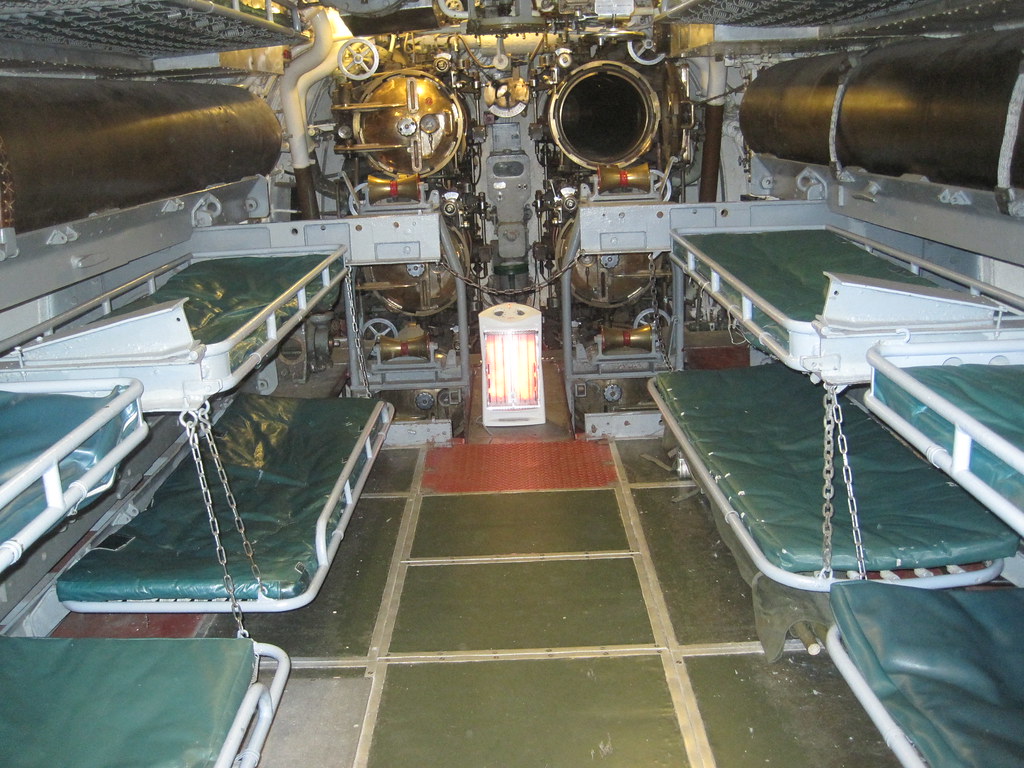 Bunks in the forward torpedo room Scott Monty Flickr