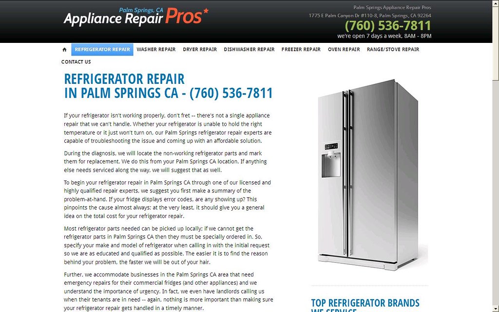 Palm Springs Appliance Repair Pros(760) 5367811 www.appl… Flickr