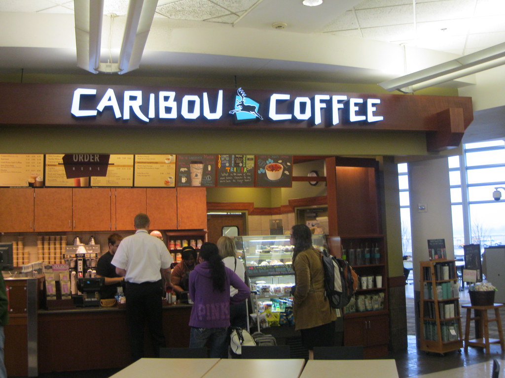 Caribou Coffee in Concourse A In the Delta terminal at MSP… Flickr