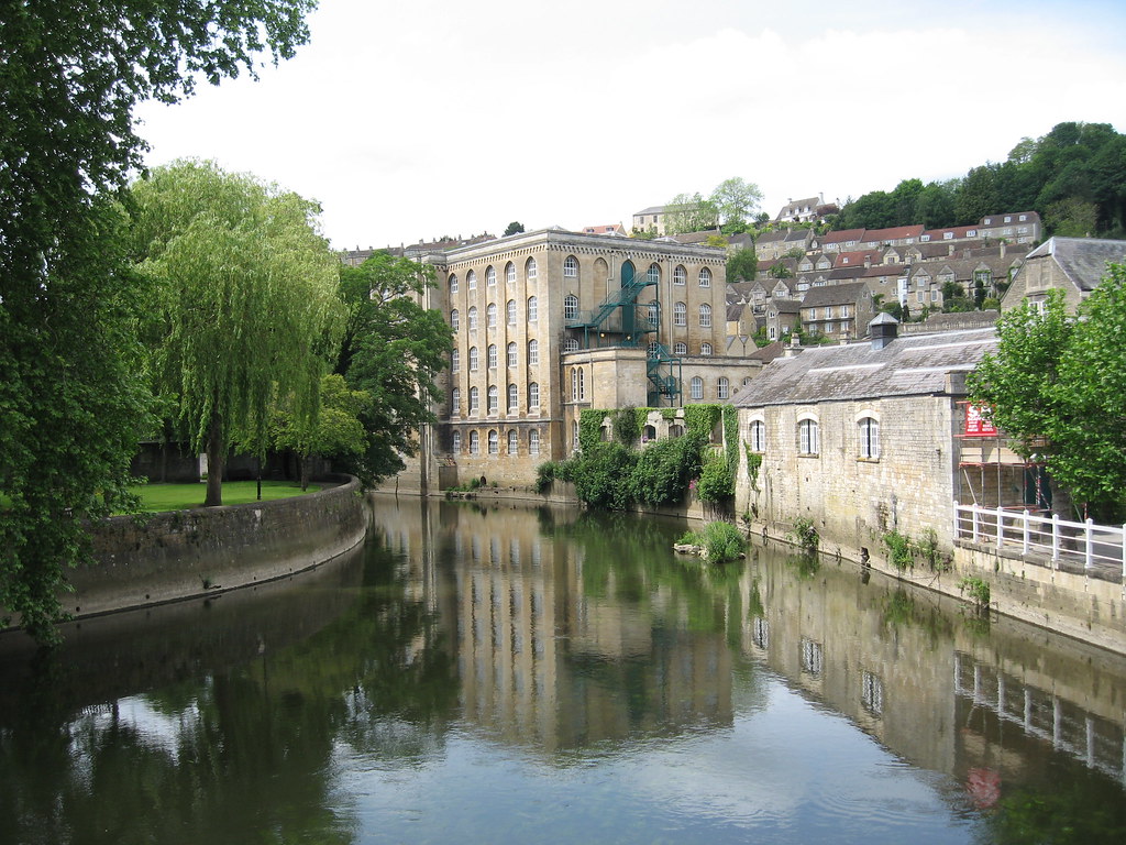 Bradford on Avon Bradford on Avon, an old textile mill barnyz Flickr