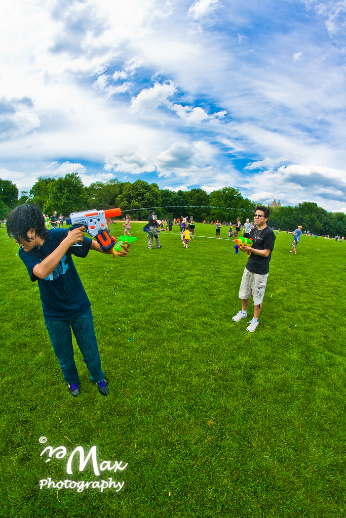 6/2/12 NYC Water Gun Fight with China Blue Max Wei Flickr
