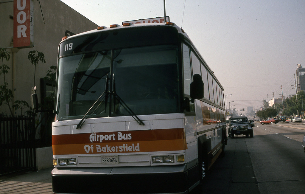 Airport Bus Bakersfield 119 1261991 Ron Sullivan John LeBeau