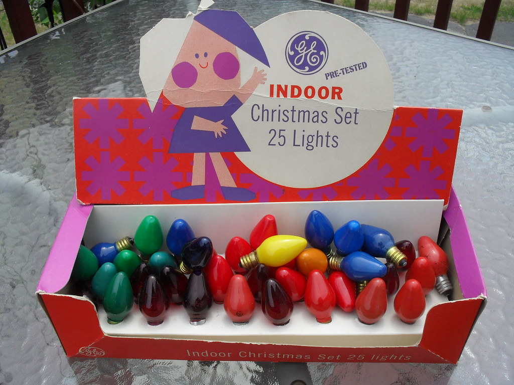 GE Christmas Lights box of assorted lights Jill Flickr